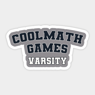 Coolmath Games VARSITY Sticker